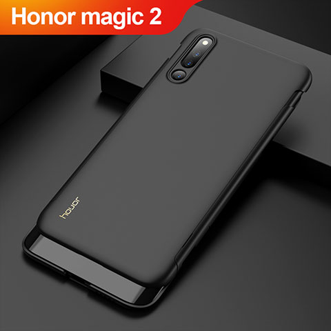 Handyhülle Hülle Kunststoff Schutzhülle Tasche Matt Vorder und Rückseite 360 Grad M01 für Huawei Honor Magic 2 Schwarz