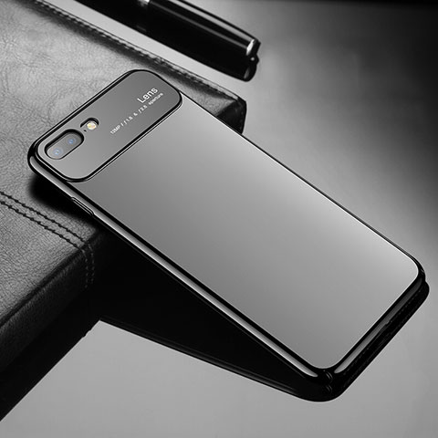 Handyhülle Hülle Kunststoff Schutzhülle Tasche Matt Z01 für Apple iPhone 8 Plus Schwarz