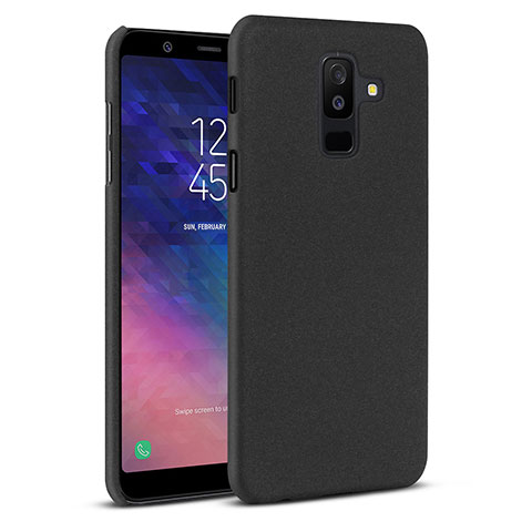 Handyhülle Hülle Kunststoff Schutzhülle Tasche Treibsand für Samsung Galaxy A9 Star Lite Schwarz