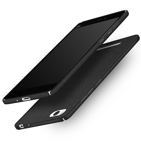 Handyhülle Hülle Kunststoff Schutzhülle Treibsand Q01 für Xiaomi Mi 4C Schwarz