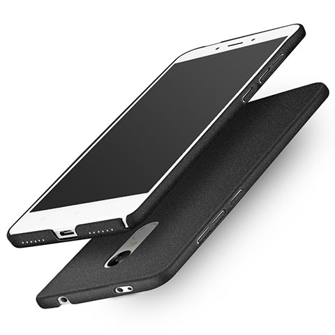Handyhülle Hülle Kunststoff Schutzhülle Treibsand Q01 für Xiaomi Redmi Note 4 Standard Edition Schwarz