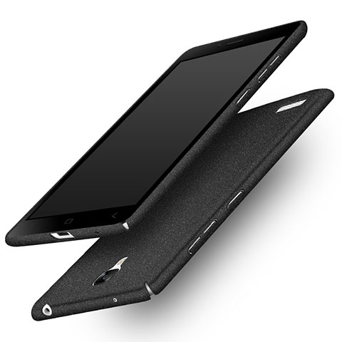 Handyhülle Hülle Kunststoff Schutzhülle Treibsand Q01 für Xiaomi Redmi Note 4G Schwarz