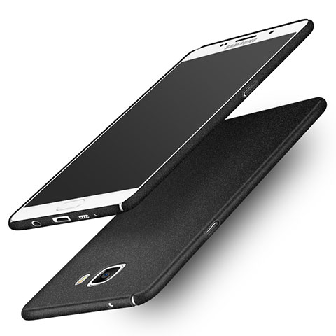 Handyhülle Hülle Kunststoff Schutzhülle Treibsand R01 für Samsung Galaxy A9 Pro (2016) SM-A9100 Schwarz