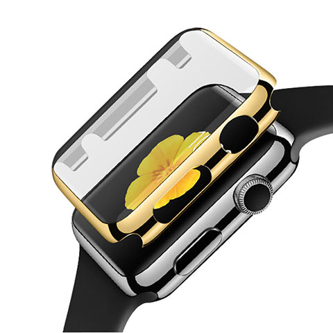 Handyhülle Hülle Luxus Aluminium Metall Rahmen C02 für Apple iWatch 2 42mm Gold