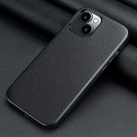Handyhülle Hülle Luxus Leder Schutzhülle A09 für Apple iPhone 13 Schwarz