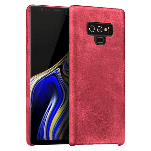 Handyhülle Hülle Luxus Leder Schutzhülle L01 für Samsung Galaxy Note 9 Rot