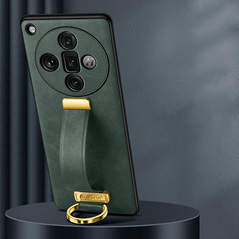 Handyhülle Hülle Luxus Leder Schutzhülle LD2 für Oppo Find X7 Ultra 5G Grün