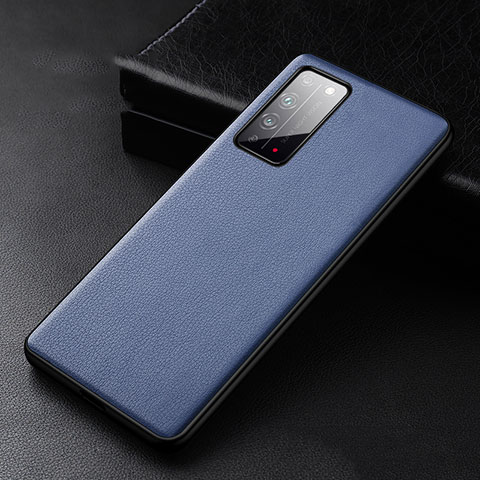 Handyhülle Hülle Luxus Leder Schutzhülle R01 für Huawei Honor X10 5G Blau