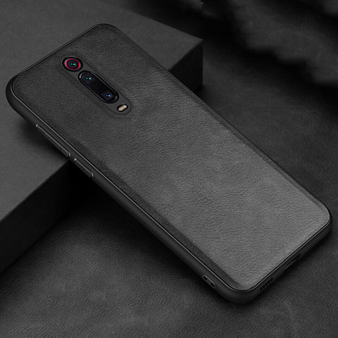 Handyhülle Hülle Luxus Leder Schutzhülle R04 für Xiaomi Mi 9T Schwarz