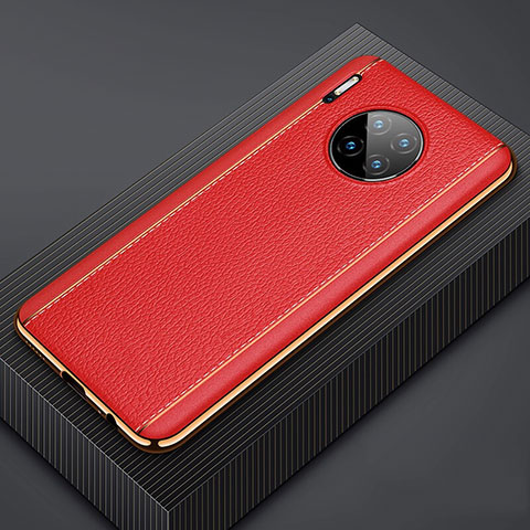 Handyhülle Hülle Luxus Leder Schutzhülle R07 für Huawei Mate 30 Pro Rot