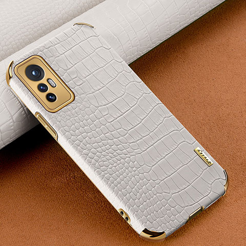 Handyhülle Hülle Luxus Leder Schutzhülle S04 für Xiaomi Mi 12S 5G Weiß