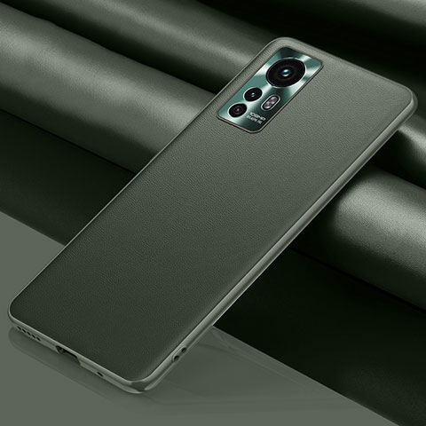 Handyhülle Hülle Luxus Leder Schutzhülle S06 für Xiaomi Mi 12X 5G Nachtgrün