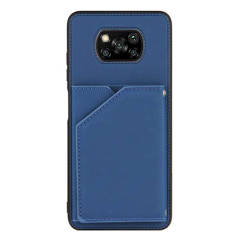 Handyhülle Hülle Luxus Leder Schutzhülle Y01B für Xiaomi Poco X3 Pro Blau