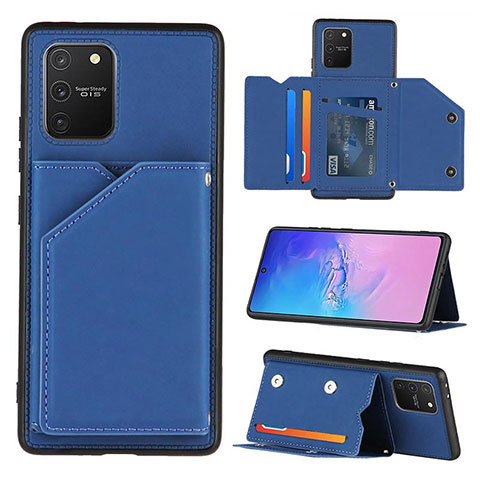 Handyhülle Hülle Luxus Leder Schutzhülle Y04B für Samsung Galaxy S10 Lite Blau