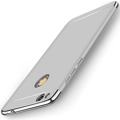 Handyhülle Hülle Luxus Metall Rahmen und Kunststoff für Huawei Honor 8 Lite Silber