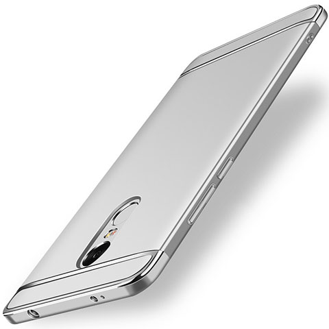 Handyhülle Hülle Luxus Metall Rahmen und Kunststoff für Xiaomi Redmi Note 4 Standard Edition Silber
