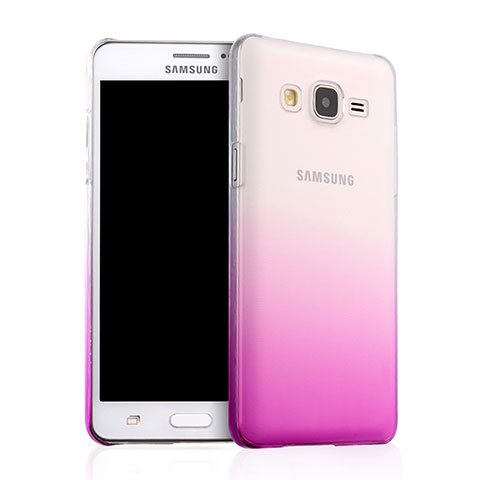 Handyhülle Hülle Schutzhülle Durchsichtig Farbverlauf für Samsung Galaxy On5 G550FY Rosa