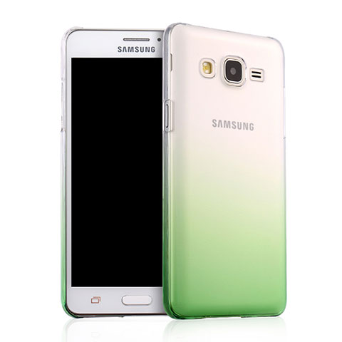 Handyhülle Hülle Schutzhülle Durchsichtig Farbverlauf für Samsung Galaxy On5 Pro Grün
