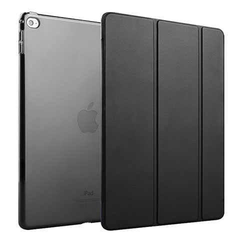 Handyhülle Hülle Stand Tasche Leder für Apple iPad Mini 4 Schwarz