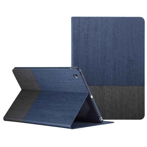 Handyhülle Hülle Stand Tasche Leder L02 für Apple iPad Mini 2 Blau
