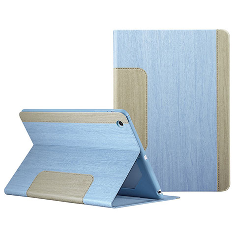 Handyhülle Hülle Stand Tasche Leder L03 für Apple iPad Mini 2 Hellblau