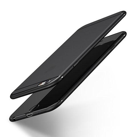Handyhülle Hülle Ultra Dünn Schutzhülle Matt U01 für Apple iPhone 6S Schwarz