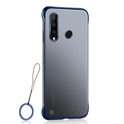 Handyhülle Hülle Ultra Dünn Schutzhülle Tasche Durchsichtig Transparent Matt H05 für Huawei P30 Lite New Edition Blau