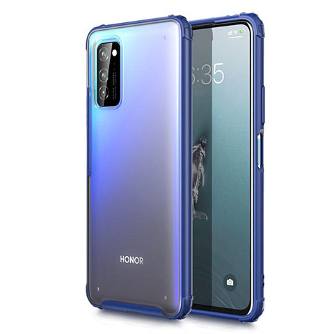 Handyhülle Hülle Ultra Dünn Schutzhülle Tasche Durchsichtig Transparent Matt U01 für Huawei Honor View 30 5G Blau