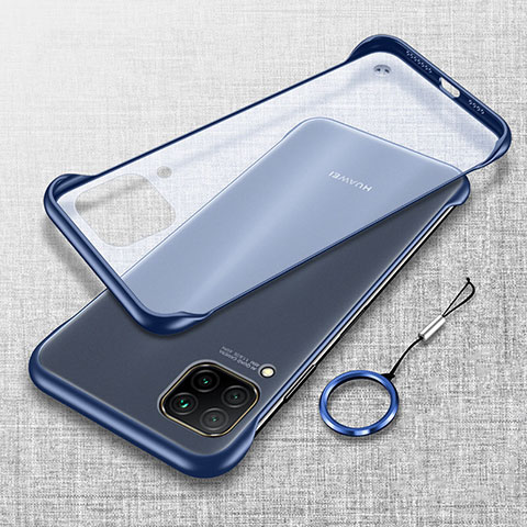 Handyhülle Hülle Ultra Dünn Schutzhülle Tasche Durchsichtig Transparent Matt U01 für Huawei P40 Lite Blau