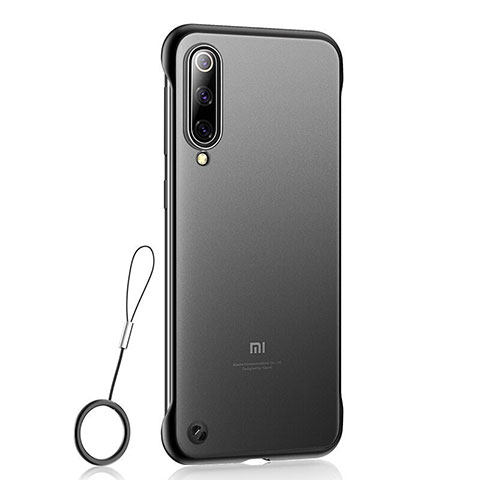 Handyhülle Hülle Ultra Dünn Schutzhülle Tasche Durchsichtig Transparent Matt U01 für Xiaomi Mi 9 Pro 5G Schwarz