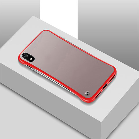Handyhülle Hülle Ultra Dünn Schutzhülle Tasche Durchsichtig Transparent Matt U01 für Xiaomi Redmi 7A Rot