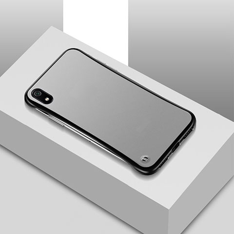 Handyhülle Hülle Ultra Dünn Schutzhülle Tasche Durchsichtig Transparent Matt U01 für Xiaomi Redmi 7A Schwarz