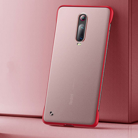 Handyhülle Hülle Ultra Dünn Schutzhülle Tasche Durchsichtig Transparent Matt U01 für Xiaomi Redmi K20 Rot