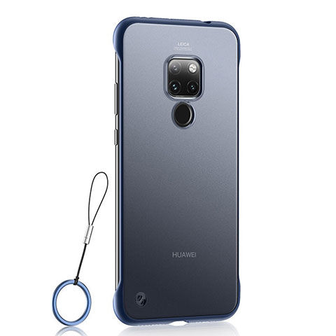 Handyhülle Hülle Ultra Dünn Schutzhülle Tasche Durchsichtig Transparent Matt U03 für Huawei Mate 20 Blau