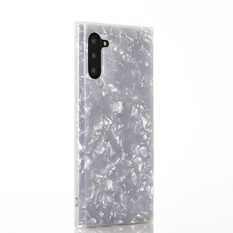 Handyhülle Silikon Hülle Gummi Schutzhülle Modisch Muster D01 für Samsung Galaxy Note 10 5G Weiß