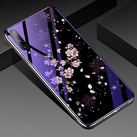 Handyhülle Silikon Hülle Rahmen Schutzhülle Spiegel Blumen für Huawei Honor 9X Pro Plusfarbig