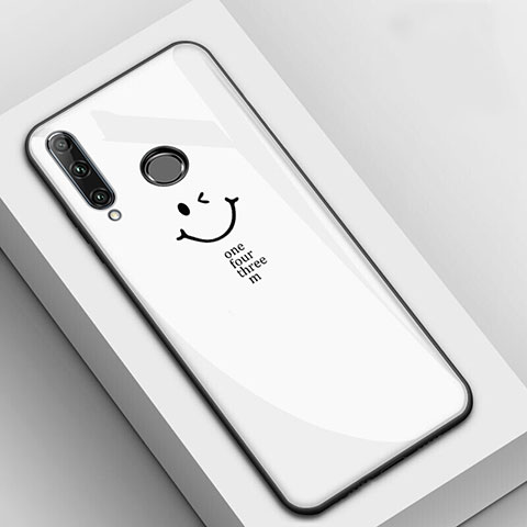 Handyhülle Silikon Hülle Rahmen Schutzhülle Spiegel Modisch Muster für Huawei Honor 20 Lite Weiß