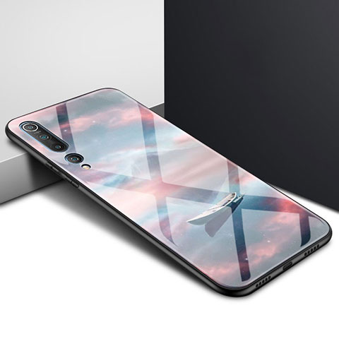 Handyhülle Silikon Hülle Rahmen Schutzhülle Spiegel Modisch Muster für Xiaomi Mi 10 Pro Plusfarbig