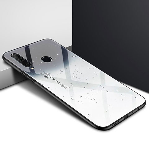 Handyhülle Silikon Hülle Rahmen Schutzhülle Spiegel Modisch Muster K01 für Huawei Honor 20 Lite Grau