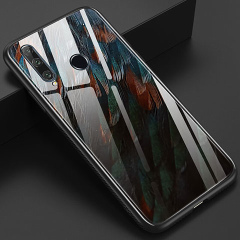 Handyhülle Silikon Hülle Rahmen Schutzhülle Spiegel Modisch Muster K04 für Huawei Honor 20i Braun