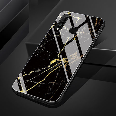 Handyhülle Silikon Hülle Rahmen Schutzhülle Spiegel Modisch Muster S01 für Huawei Nova 4e Gold