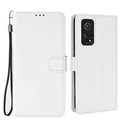 Handytasche Stand Schutzhülle Flip Leder Hülle BY6 für Xiaomi Mi 10T Pro 5G Weiß