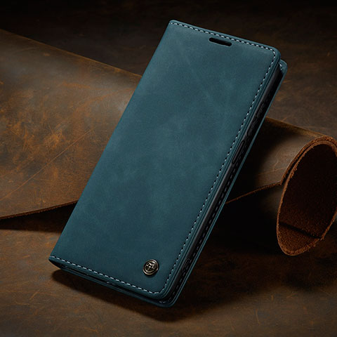 Handytasche Stand Schutzhülle Flip Leder Hülle C02S für Xiaomi Redmi Note 9 Pro Max Blau