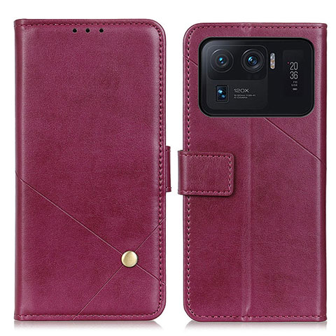 Handytasche Stand Schutzhülle Flip Leder Hülle D04Y für Xiaomi Mi 11 Ultra 5G Violett
