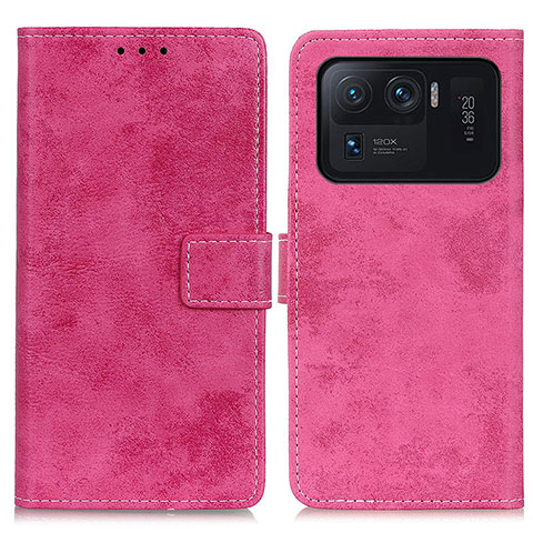 Handytasche Stand Schutzhülle Flip Leder Hülle D05Y für Xiaomi Mi 11 Ultra 5G Pink