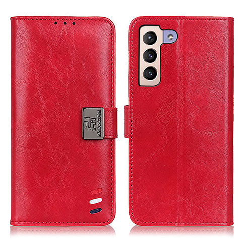 Handytasche Stand Schutzhülle Flip Leder Hülle D06Y für Samsung Galaxy S21 Plus 5G Rot