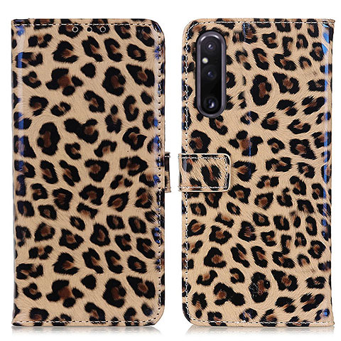 Handytasche Stand Schutzhülle Flip Leder Hülle DY01 für Sony Xperia 1 V Braun
