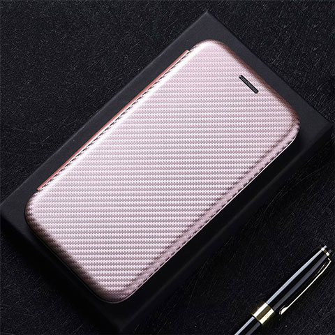 Handytasche Stand Schutzhülle Flip Leder Hülle für Oppo A73 (2020) Rosegold