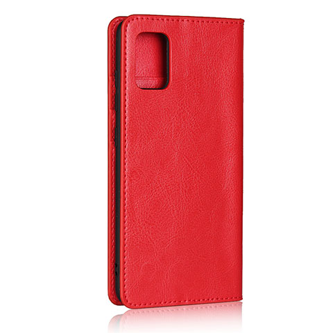 Handytasche Stand Schutzhülle Flip Leder Hülle für Samsung Galaxy A51 4G Rot