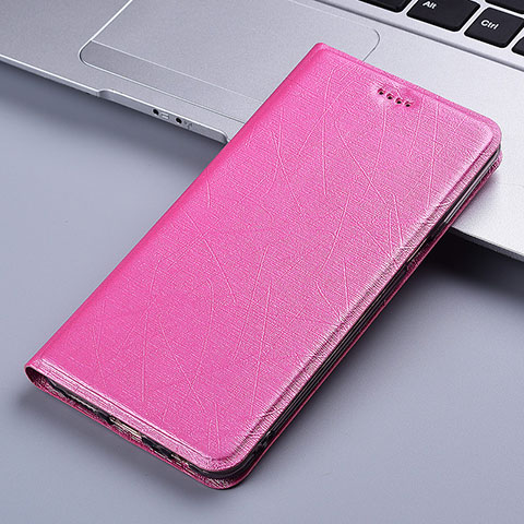 Handytasche Stand Schutzhülle Flip Leder Hülle H22P für Apple iPhone 12 Mini Rosa